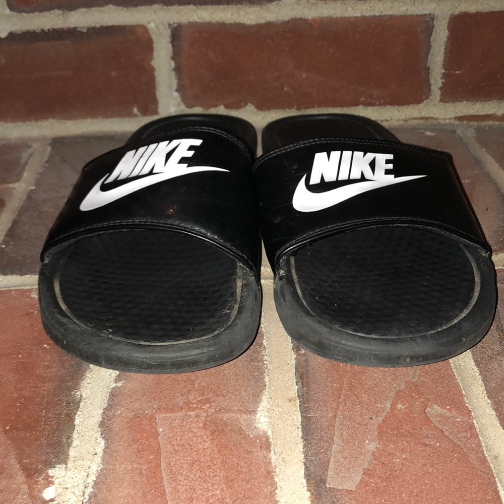 Nike Black Slides